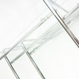 Chroom Mimiset glas Nesting Tables