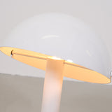 Metal mushroom table lamp