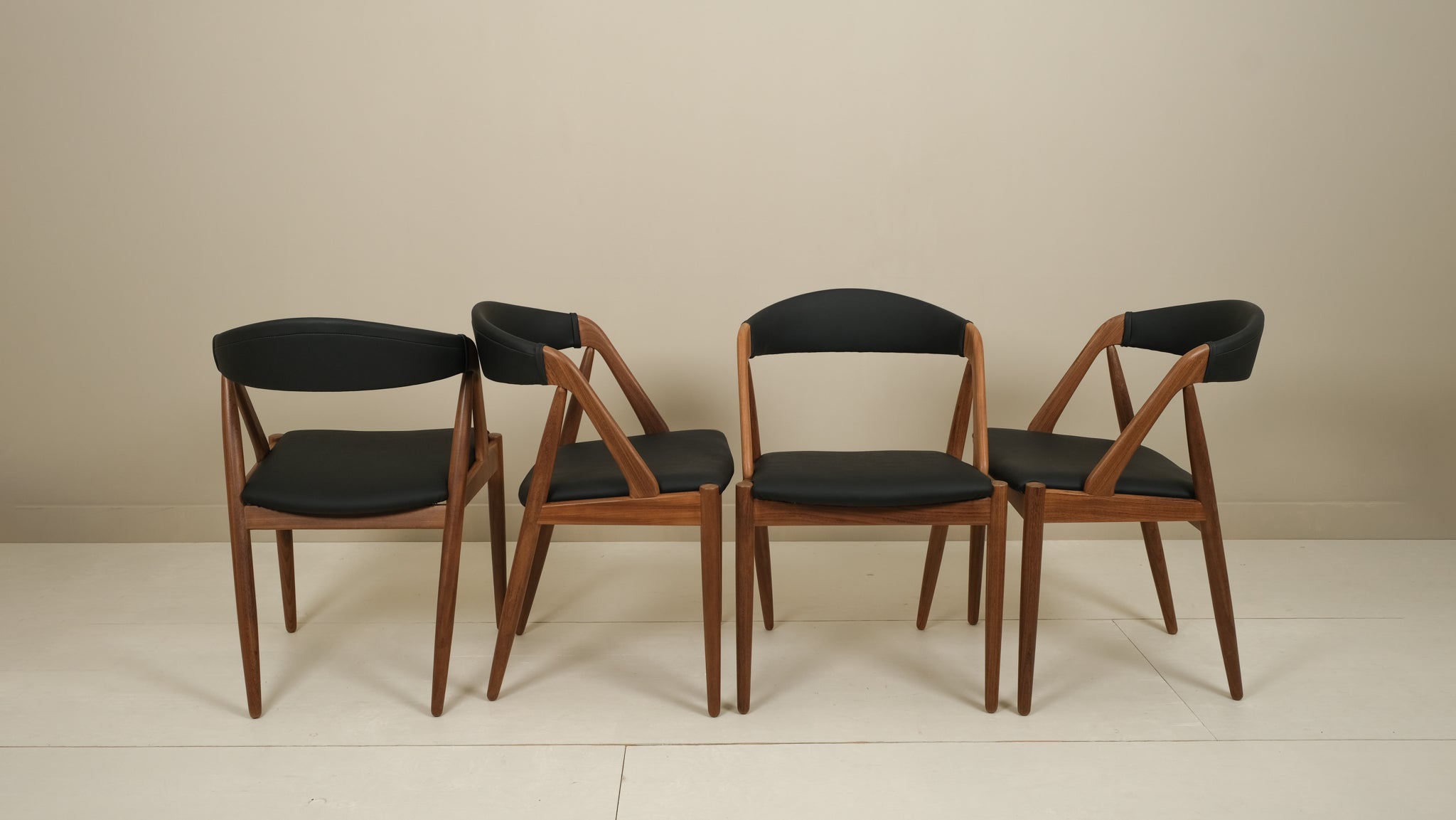 Kai Kristiansen 31 Schou Andersen Møbelfabrik chairs - set of 4