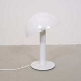 Metal mushroom table lamp